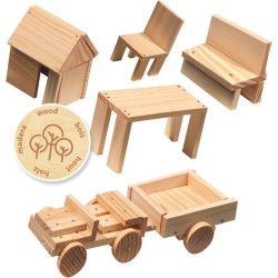 Atelier de menuiserie - SES CREATIVE - Hobby Blue - Coffret bricolage
