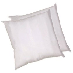 BLANREVE Lot de 2 Oreillers en coton - 60 x 60 cm - Blanc