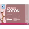 BLANREVE Lot de 2 Oreillers en coton - 60 x 60 cm - Blanc