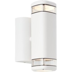 Applique extérieure - BRILLIANT - JANDY - Blanc - Métal/verre - GU10 max 2x18...