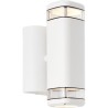 Applique extérieure - BRILLIANT - JANDY - Blanc - Métal/verre - GU10 max 2x18...