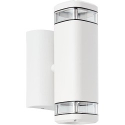 Applique extérieure - BRILLIANT - JANDY - Blanc - Métal/verre - GU10 max 2x18...