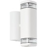 Applique extérieure - BRILLIANT - JANDY - Blanc - Métal/verre - GU10 max 2x18...