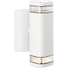 Applique extérieure - BRILLIANT - JANDY - Blanc - Métal/verre - GU10 max 2x18...