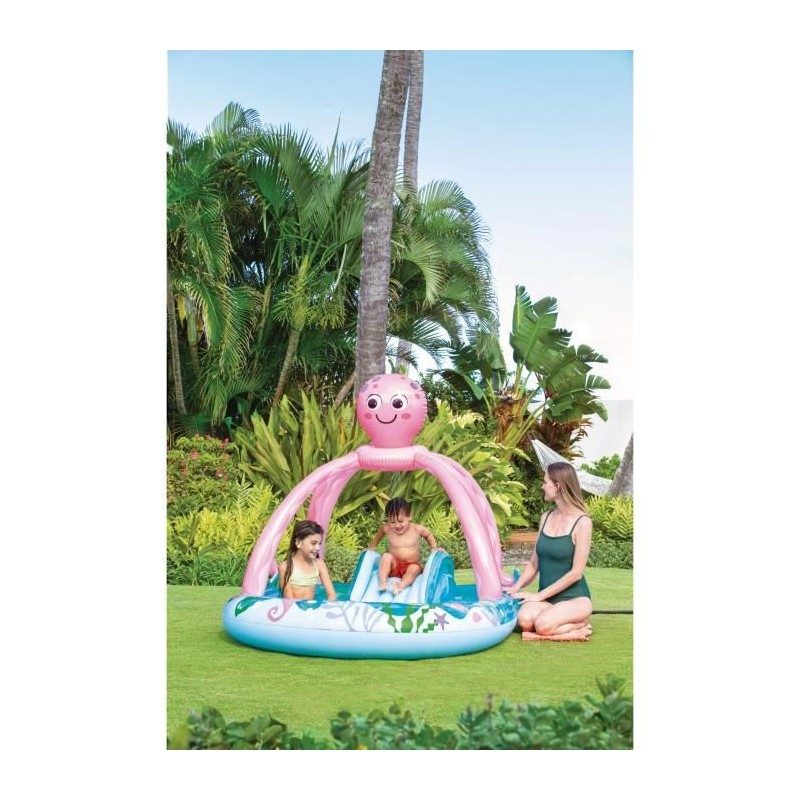 Aire de jeux gonflable - INTEX - Pieuvre - 229 Litres - 2 ans et + - 234 x 18...