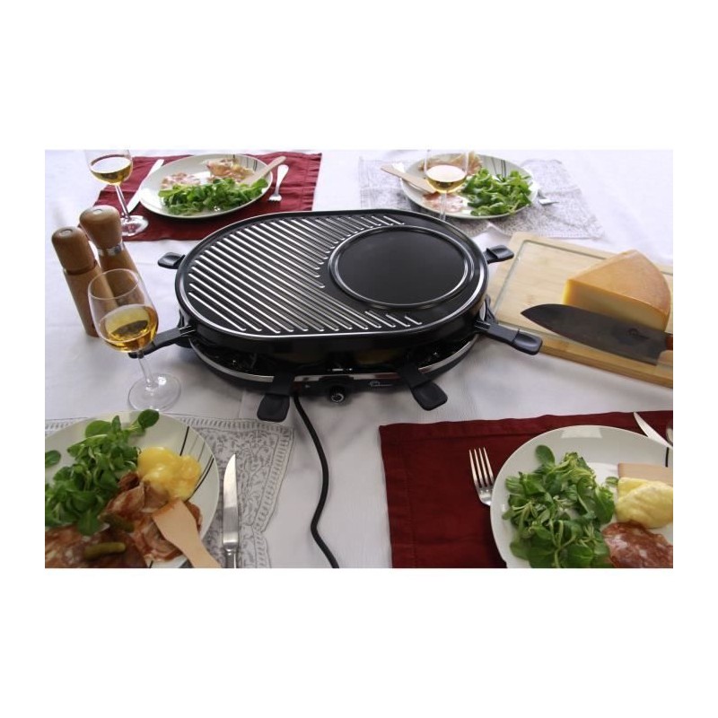 Appareil a raclette LITTLE BALANCE - Multi Cheese - Jusqu'a 8 personnes - Pla...