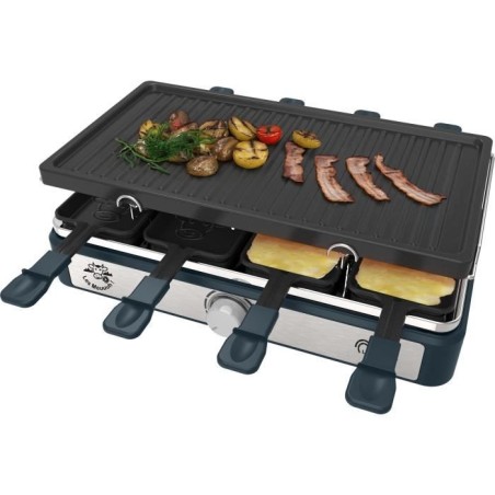 Appareil a raclette LITTLE BALANCE - Maxi Grill & Cheese - Jusqu'a 8 personne...