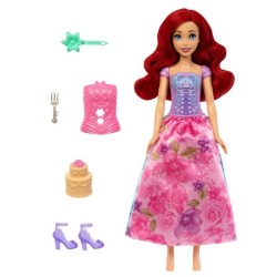 Poupée Ariel Spin & Reveal - Mattel Disney Princesses - avec 11
