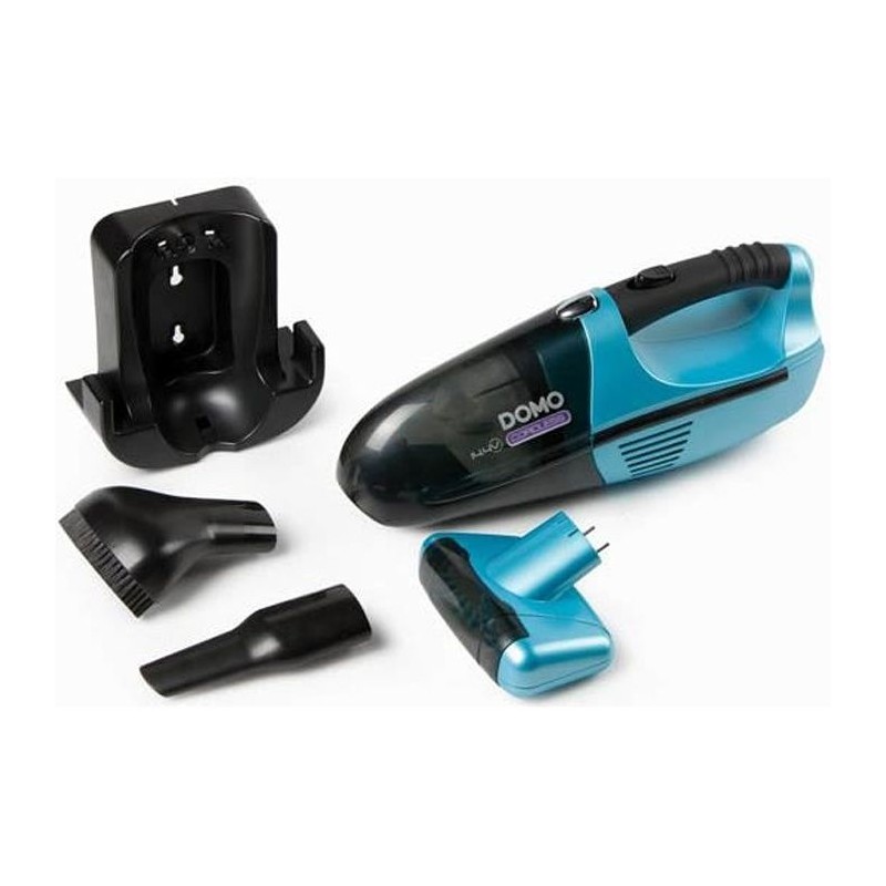Aspirateur a main DOMO XL DO211S Bleu - Batterie rechargeable - Sans sac - Bu...