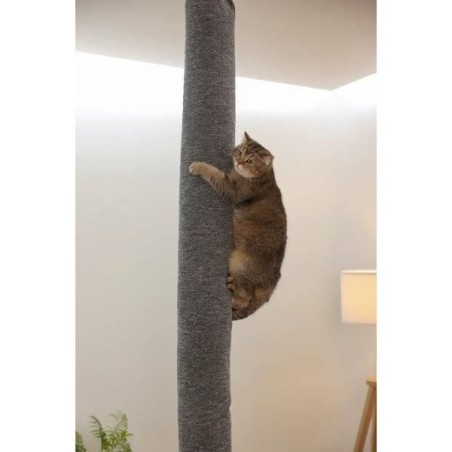 Sac a grimper pour chats - KERBL - CARPET - 16 x 16 x 240 cm - Fixation plafo...
