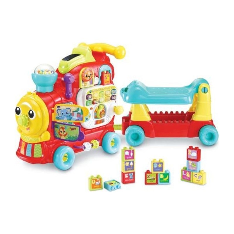 Porteur Maxiloco Mon Trotti Train 7 En 1 - VTECH BABY - Rouge - Musical