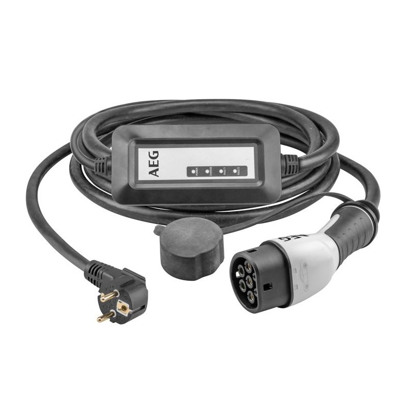 Chargeur portable véhicule électrique & hybride - AEG - Type 2 - Monophasé, 1...