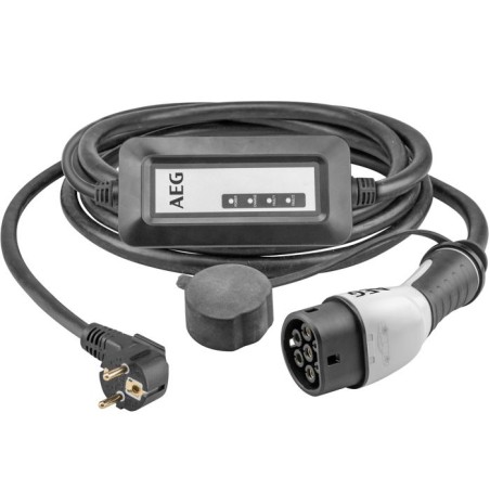 Chargeur portable véhicule électrique & hybride - AEG - Type 2 - Monophasé, 1...