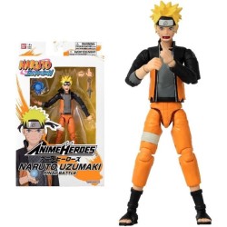 Figurine Anime Heroes - Bandai - Naruto Shippuden - Naruto Uzumaki (Final Bat...