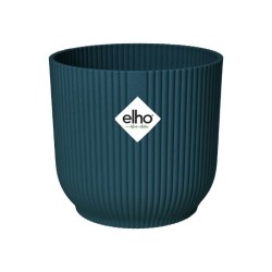 ELHO Pot de fleurs rond avec roues Vibes Fold - Ø 35 x H 32 cm - Intérieur - ...