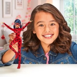BANDAI - Miraculous Ladybug - Poupée mannequin 26 cm - Ladybug avec son télép...