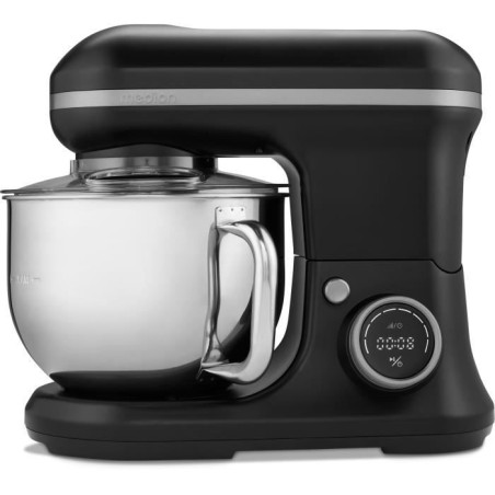 Robot pâtissier - MEDION - MD18420 - 1200 W - 5 L - 8 vitesses - Bol a glace ...