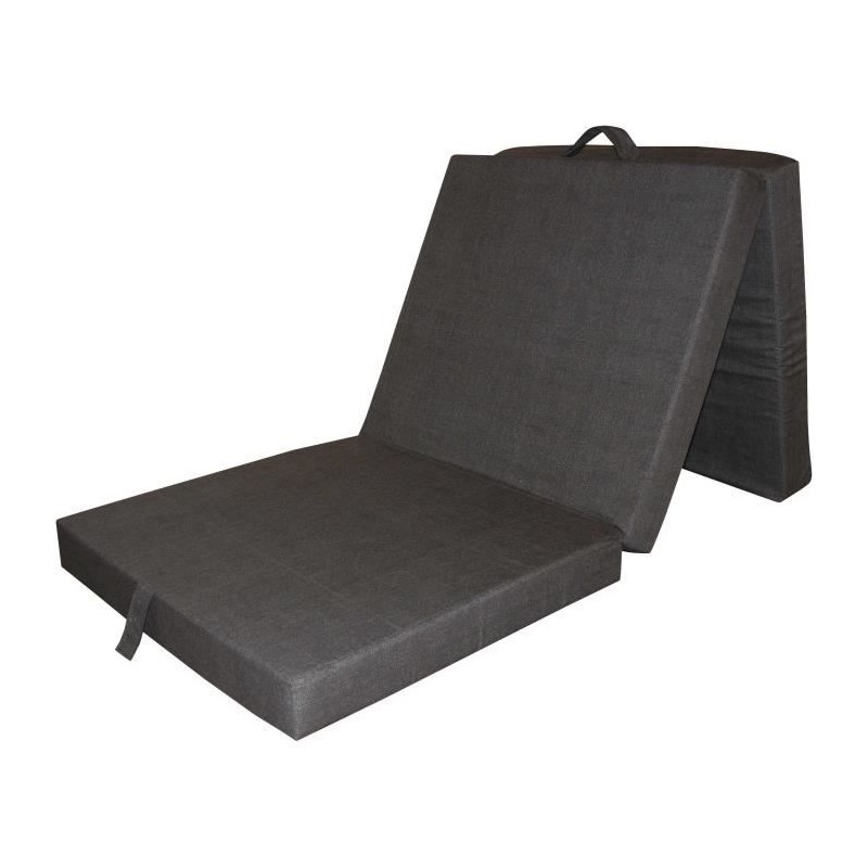 Chauffeuse pliante - SAMBA - Multi-position - 190 x 70 x 9 cm