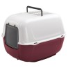 Maison de toilette - bac a litiere pour chat PRIMA - Plastique - Filtre a cha...