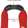MASTER LOCK Chaîne Antivol Vélo [Combinaison] [90 cm Chaîne] [Rouge] 8392EURD...