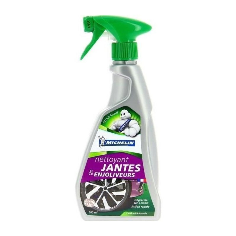 Nettoyant jantes pulvérisateur 500ml - MICHELIN - Formule Naturelle, tous typ...