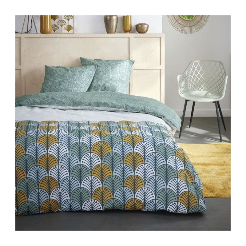 Parure de lit 2 personnes - TODAY - Sunshine 16.25 - 240 x 260 cm - 100% Coto...