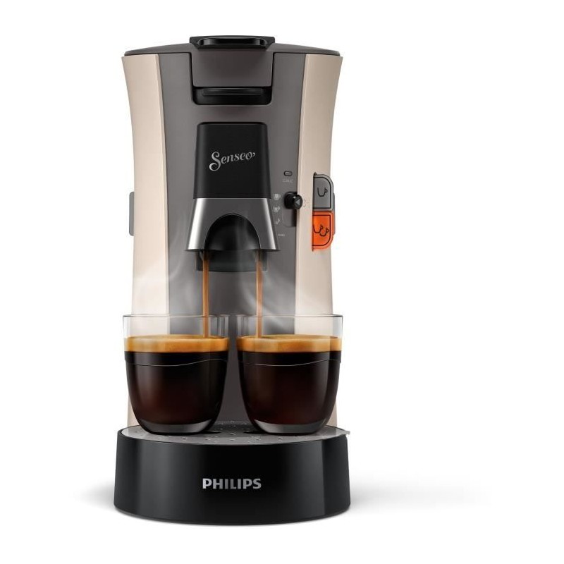 Cafetiere a dosette - PHILIPS - Senseo - CSA240 - Select beige