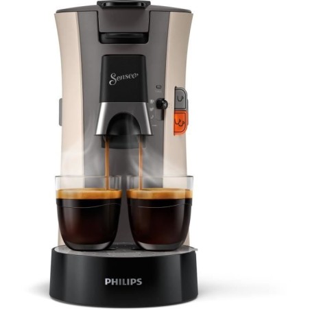 Cafetiere a dosette - PHILIPS - Senseo - CSA240 - Select beige