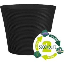 Pot de fleurs - GARDEN ID - Green Care Sense Noir-Anthracite - 30 x 27 cm - G...