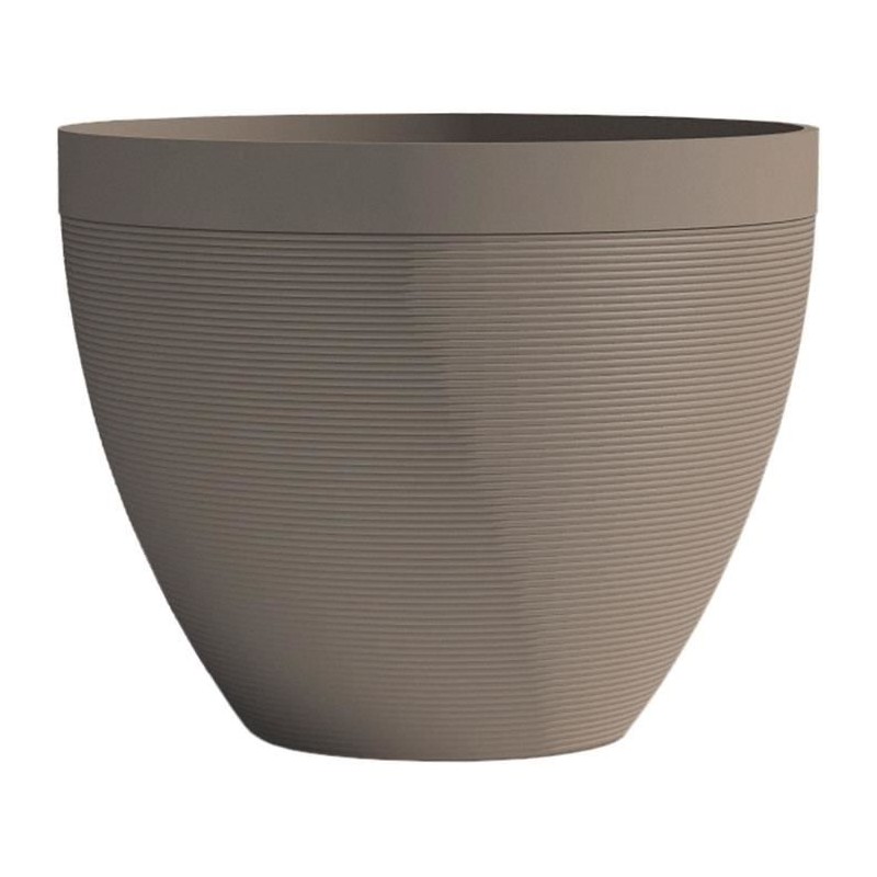 Pot de fleurs - GARDEN ID - Green Care Impact Taupe - 30 x 26 cm - Garanti 10...