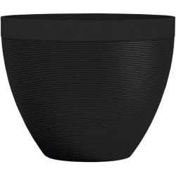 Pot de fleurs - GARDEN ID - Green Care Impact Noir-Anth - 30 x 26 cm - Garant...