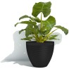 Pot de fleurs - GARDEN ID - Green Care Impact Noir-Anth - 30 x 26 cm - Garant...