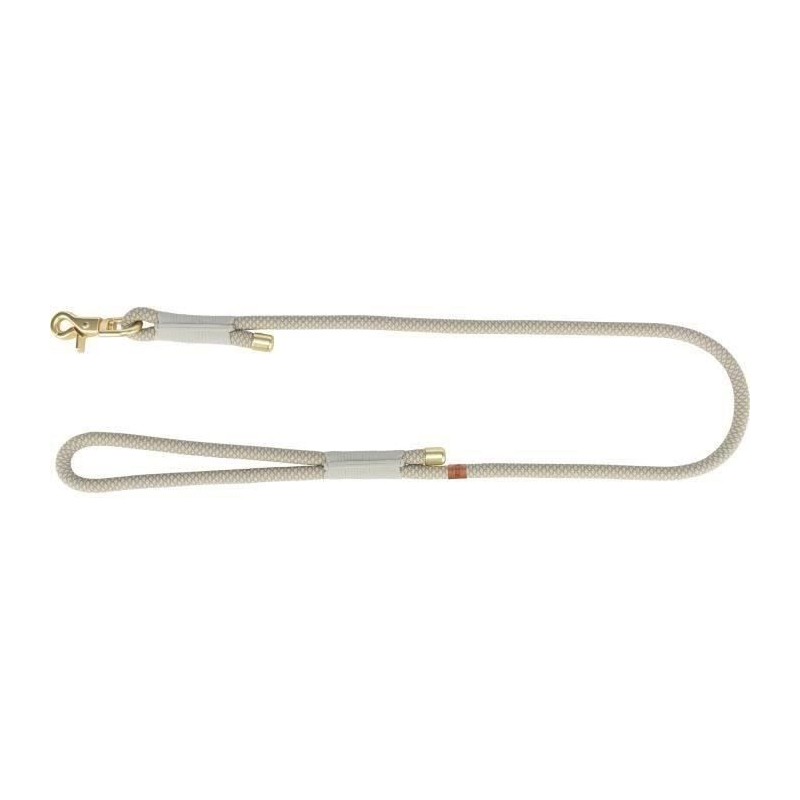 Laisse TRIXIE Soft Rope - S–XL: 1m - ø 10 mm - Gris et gris clair