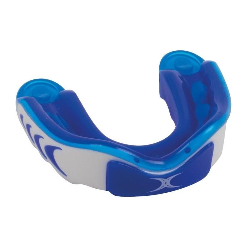 Protege dents - GILBERT - Virtuo 3DY - Rugby - Bleu et Blanc