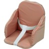 Coussin de chaise - TINEO- Sangles - 27 x 26 x 33 cm - Cassonade