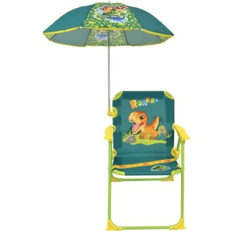 FUN HOUSE JURASSIC WORLD Chaise pliante de camping dinosaures - H.38.5 xl.38....