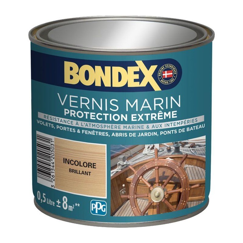 BONDEX Vernis Marin Brillant - Incolore