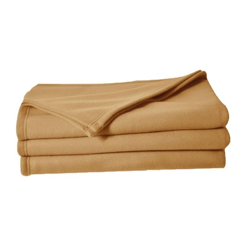 Couverture Polaire Toison d'Or - Poleco - 220x240cm -  Coloris Sable