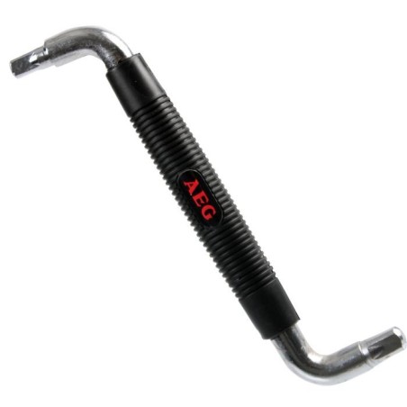 Clé de vidange double carrée 8-10mm - AEG - Poignée ergonomique antiglisse re...