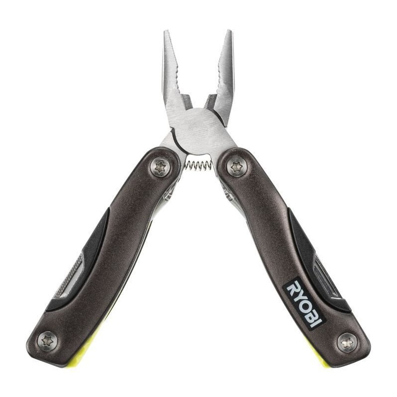 Pince multifonction 14-en-1 - RYOBI - Pince, ciseaux, décapsuleurs, couteau, ...