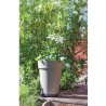 Vase mi-haut Rond Ø 44 cm - EDA - Toscane - 50 L - Ø 44 x H. 53 cm - Taupe