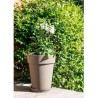 Vase mi-haut Rond Ø 44 cm - EDA - Toscane - 50 L - Ø 44 x H. 53 cm - Taupe