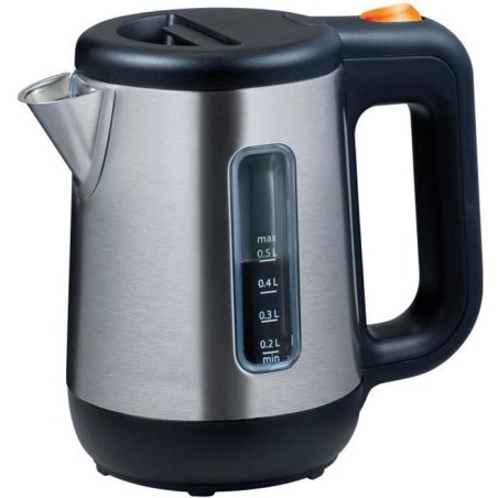Bouilloire - KENWOOD JKM076 - Compacte 0.5L - Inox satiné et noir - Filtre an...