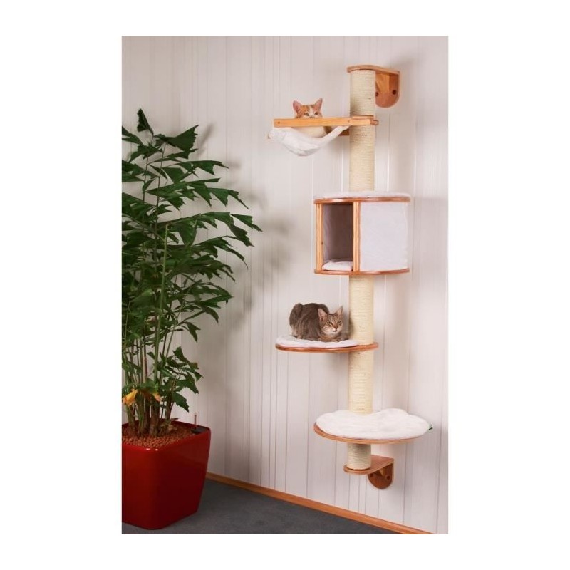 KERBL -  Arbre a chats mural Dolomit 168 cm Blanc 81500