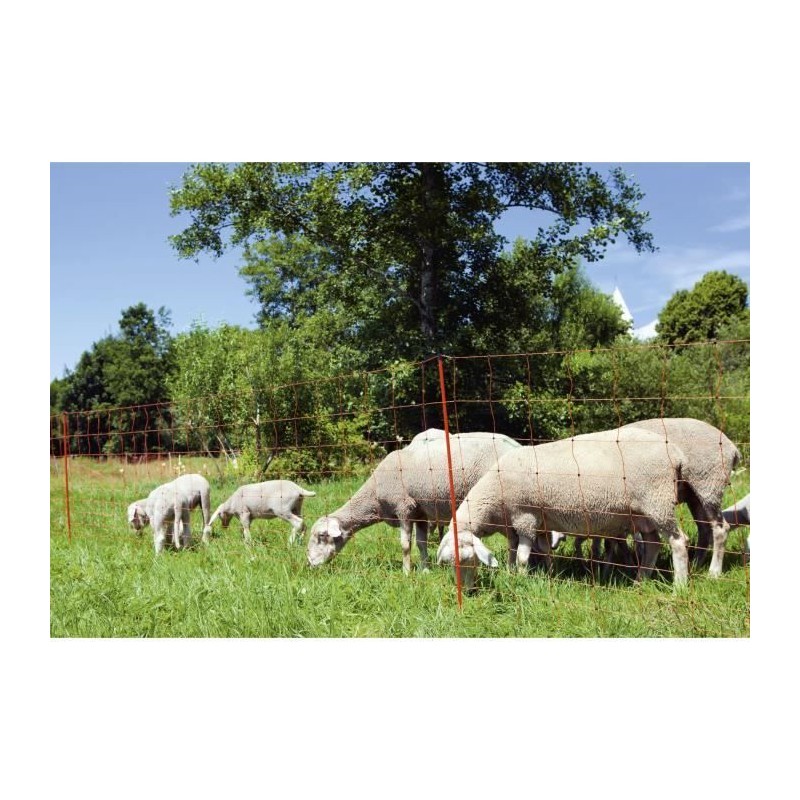 KERBL -  Filet pour moutons OviNet électrifiable - Longueur 50 m - Hauteur 90...