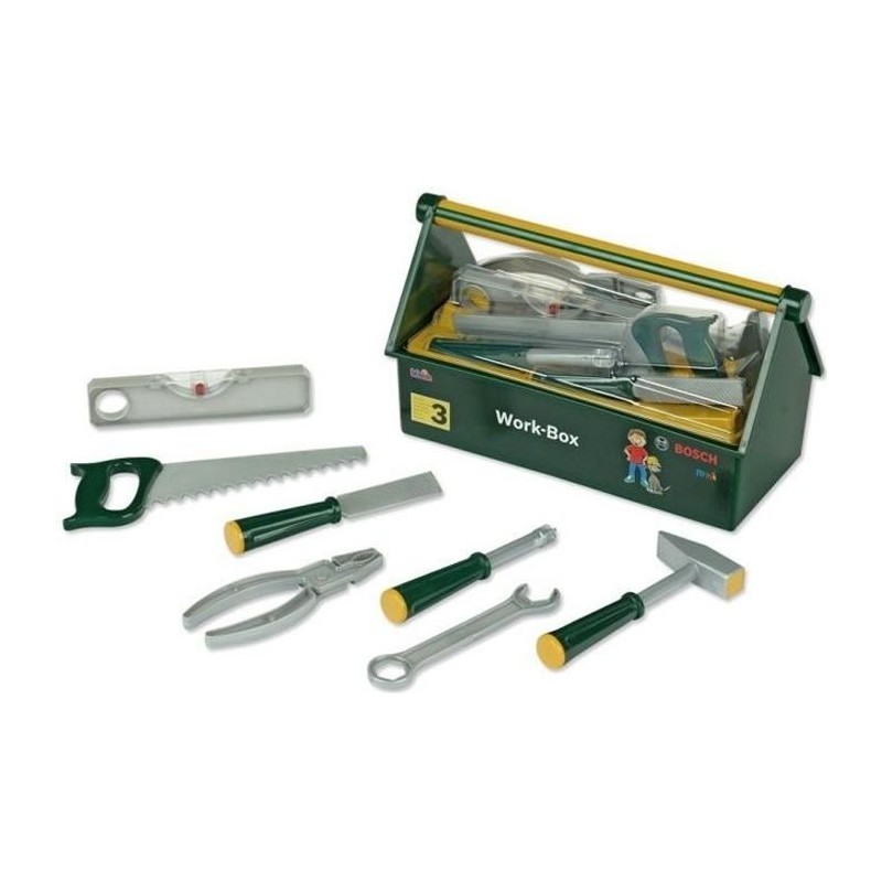BOSCH - Jouet - Caisse a Outils Profiline pour Enfant