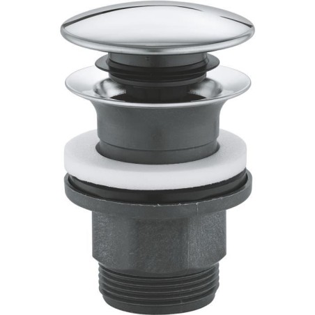 Bonde clic clac - GROHE - Diametre serrage vasque 63 mm - Matiere métal - Chr...