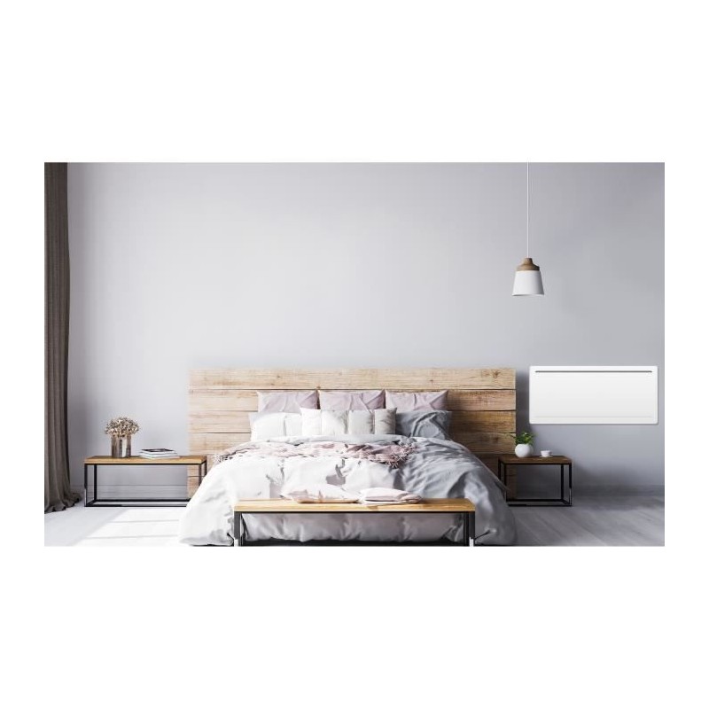 Radiateur électrique fixe a inertie seche céramique 2000W OCEANIC Rubis - Des...