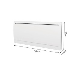 Radiateur électrique fixe a inertie seche céramique 2000W OCEANIC Rubis - Des...