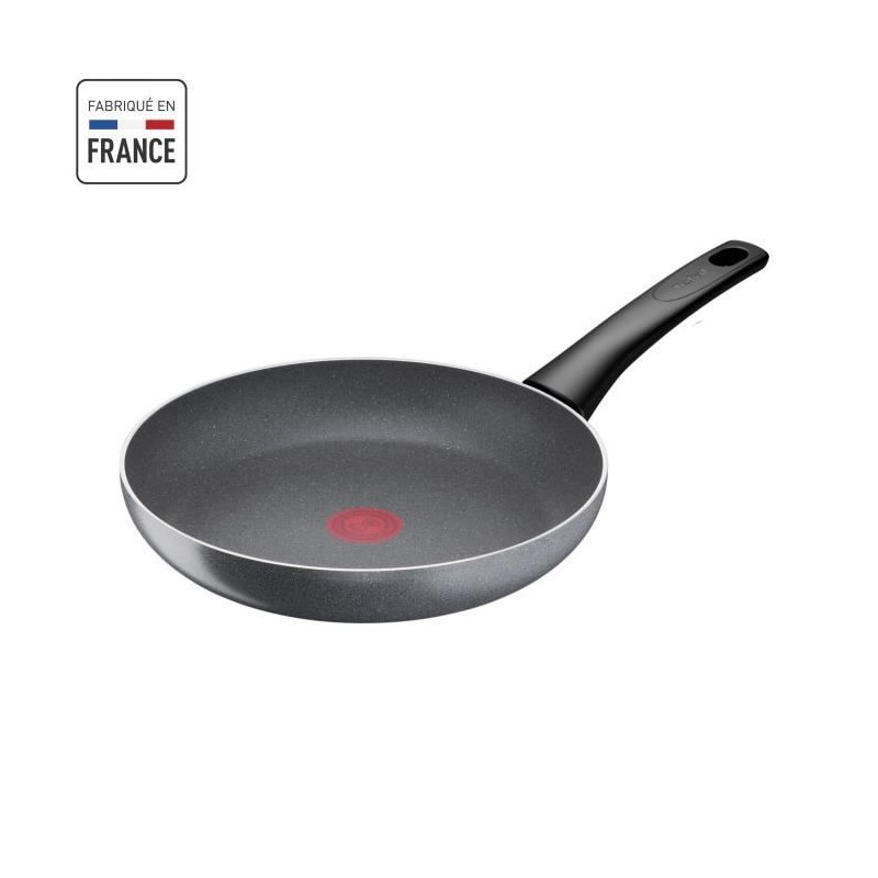 TEFAL Hard Stone Poele 24 cm, Non Induction, Revetement antiadhésif Mineralia...